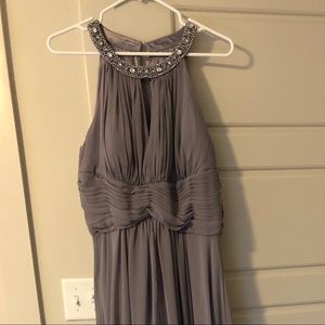 Eliza J gray taffeta formal dress, Size 12